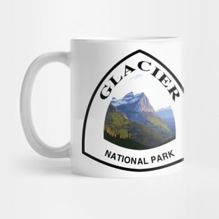 Glacier National Park shield Mug